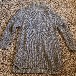 Mock neck sweater tunic